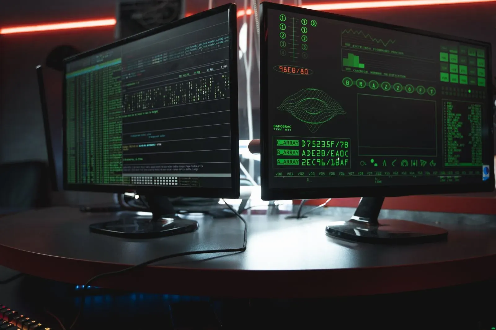 Développeur qui prépare la migration d'un site internet sur plusieurs écrans