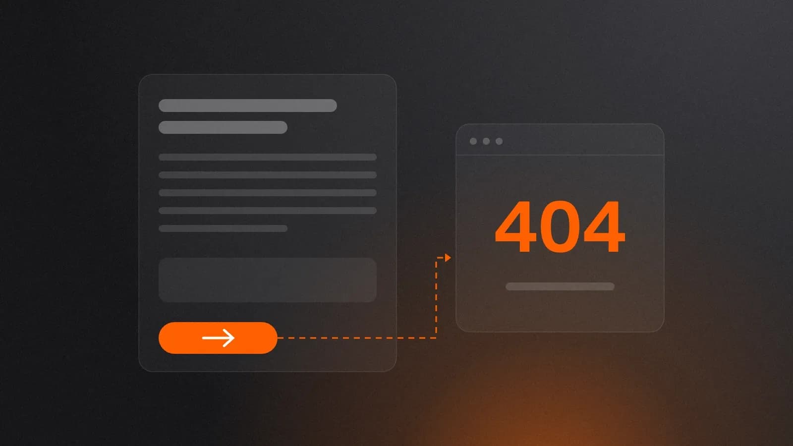 Bouton démo d’un article de blog menant à une page 404