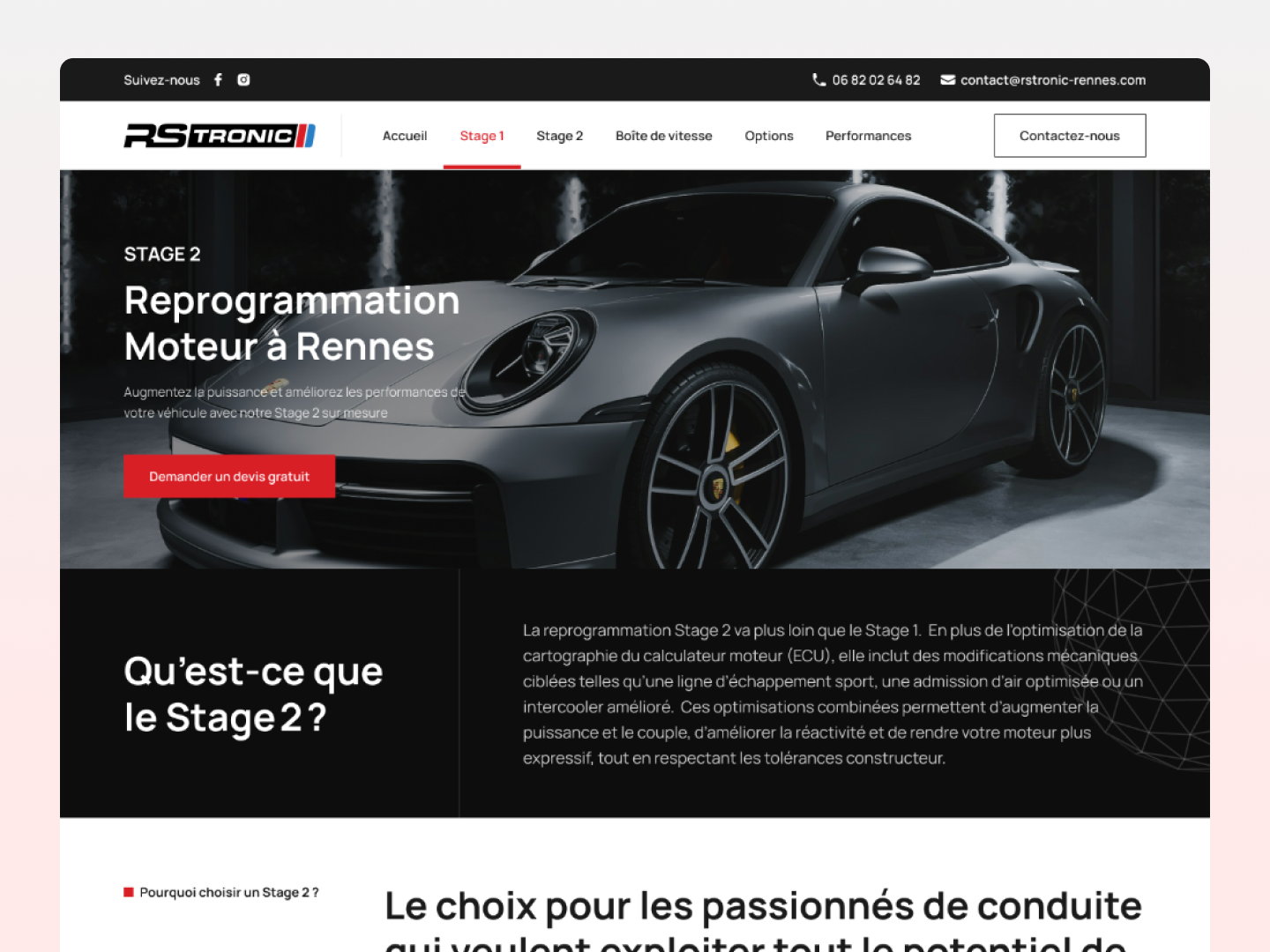 Stage 2 service page